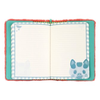 Bangoberry - notitieboek met bont - Piggy Pig