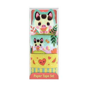 Bangoberry masking tape set - Piggy Pig